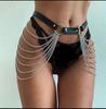 Leather Chain Fashion Accessory Waist Belt
