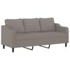 Vidaxl 3-Osobowa Sofa Z Poduszkami, Kolor Taupe, 180 Cm, Tkanina