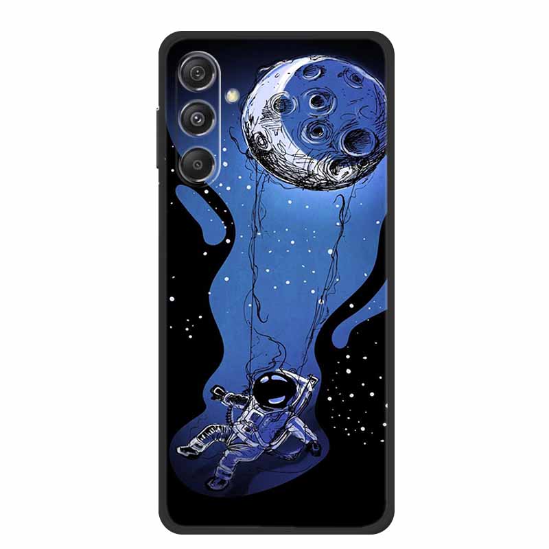 Funda For Samsung A17 Back Cover Case Fashion Black Silicone TPU Soft Phone Case For Samsung Galaxy A17 2025 Case A 17 Coque Bag