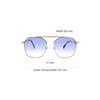 Burberry Segundo. Gafas de sol Serie Patrón de Logo Exclusivo Monograma 3124 Gafas de sol para mujer Gradiente Dorado-Azul Púrpura B3124-1109/19-57