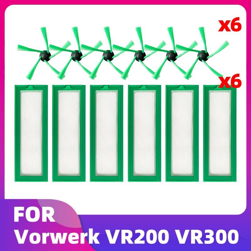 Vorwerk Kobold VR200 VR300 Elektrikli Süpürge Uyumlu Yedek Kit Yedek Ana Rulo Fırça Döner Fırça Hepa Filtre Paketi