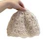 Women's Fashionable Mohair Knit Hat - Japanese Style, Double Layer, Hand-Crocheted with Tassel, Korean Trendy Autumn/Winter Accessory.