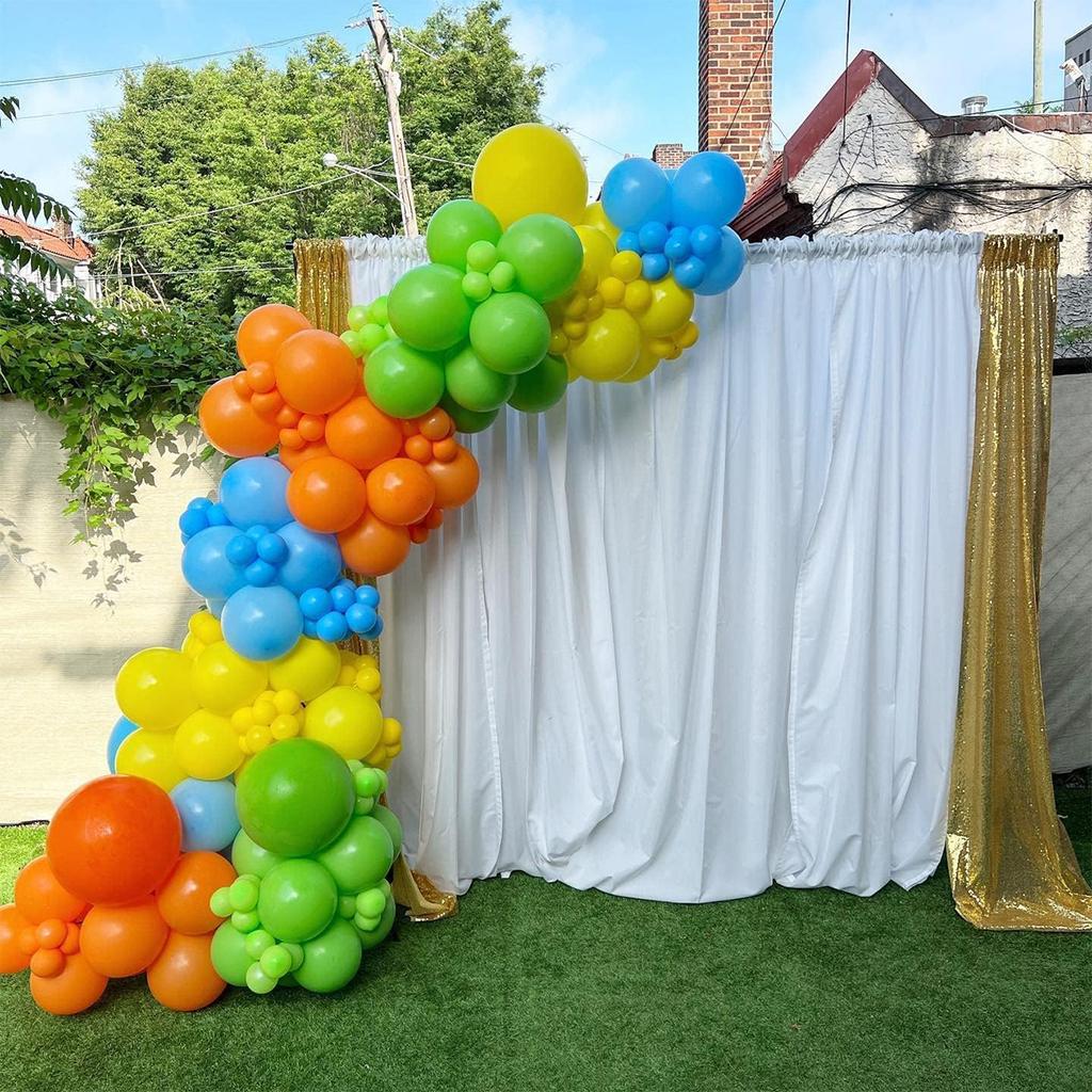 148Pcs Green Balloons Different Sizes Light Green Balloon  Baby Shower Birthday Balloons Jungle Dinosaur Theme Party Decorations