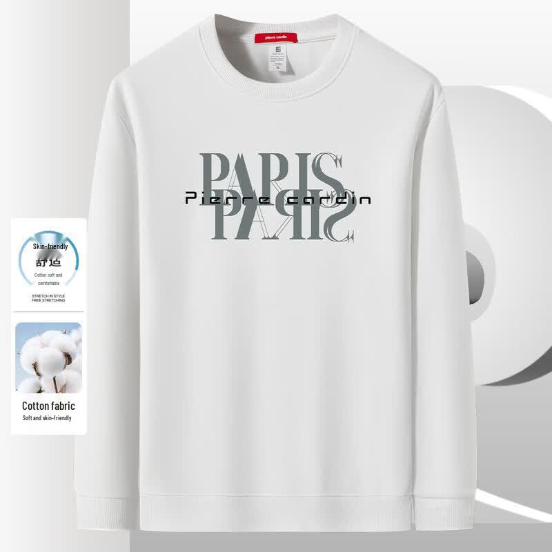 Pierre Cardin Men s Round Neck Long Sleeve Sweatshirt M