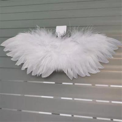 Mini Engelsflügel Puppendekoration Weiß Schwarz Mini Feder Puppenkleidung Flügel Geburtstagsgeschenk Flügel Requisiten Hängende Ornamente