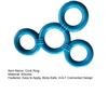 Silicone Cock Scrotum Ring Male Sex Toy Connected 4 Rings Men Ball Spreader Testicle Divider for Lasting Erection Couple