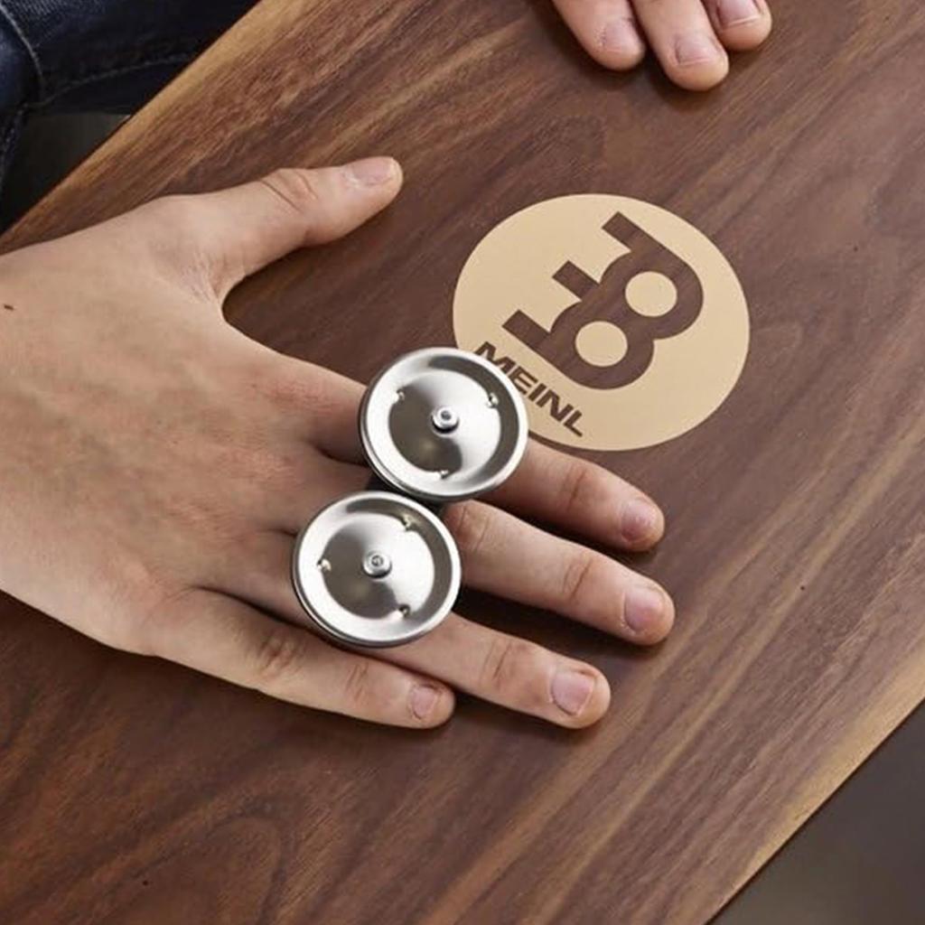 MEINL Percussion Cajon Accessories Finger Jingle Aluminum FJS1A-BK []