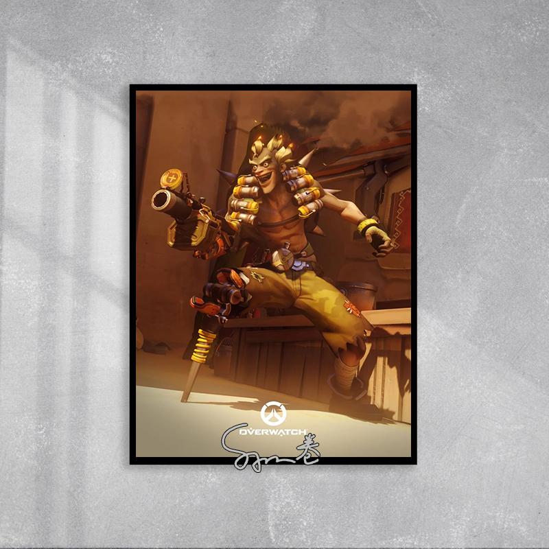 Overwatch Game Character Poster Canvas Printing Overwatch 3D Characters Wall Art Picture Video Game Wall Decor for Gaming Room