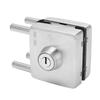 Push Sliding Gate Lock Wear Resistant Conceal Screws Punch Free Stainless Steel Glass Door Lock
