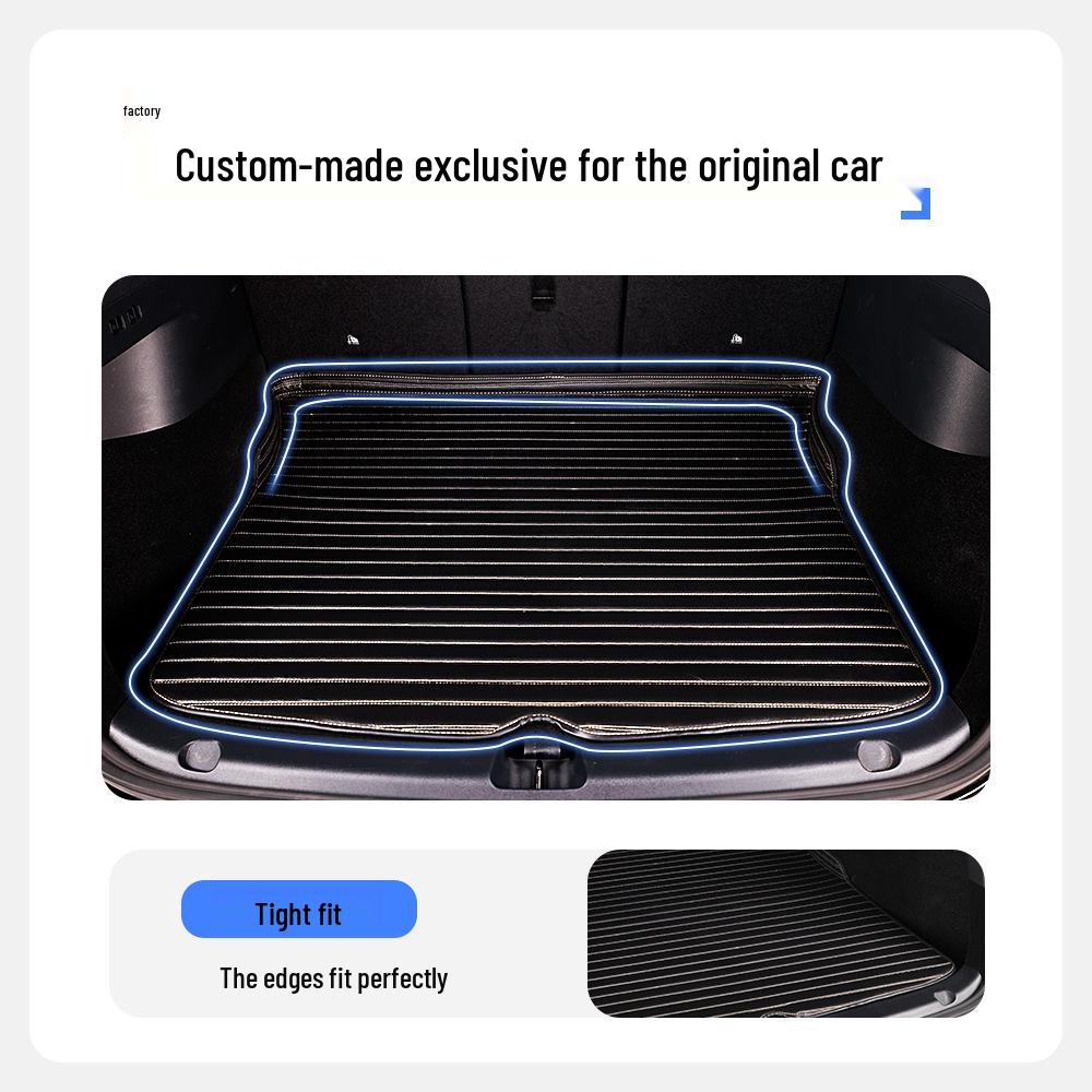 High-Edge Trunk Mat for Maserati: Non-Slip, Warp-Free, All-Season Durability