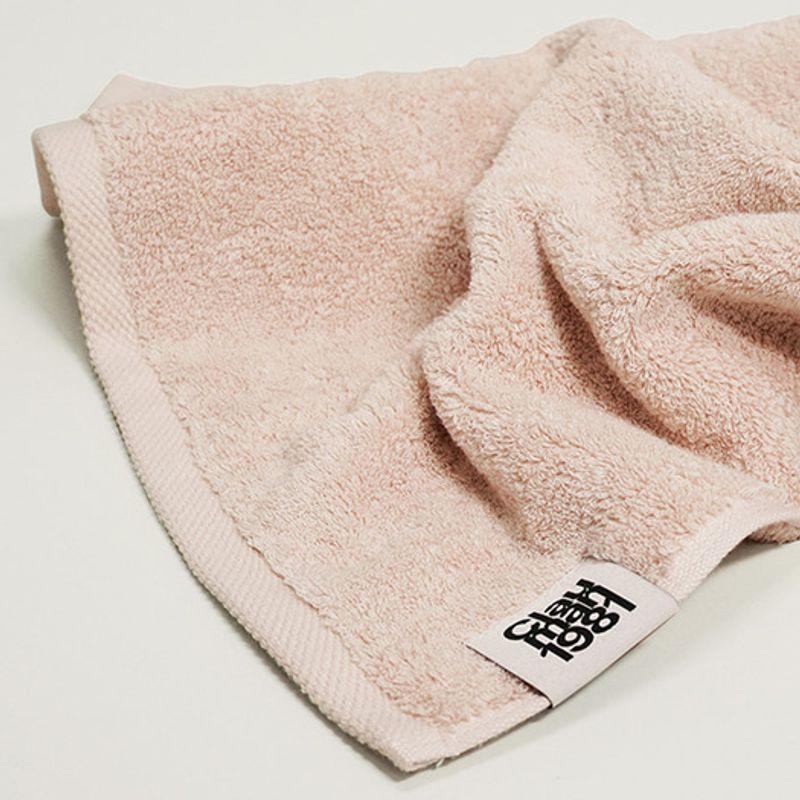 CLAUMAN 1981 1P Signature Hotel Towel _ Blush Pink