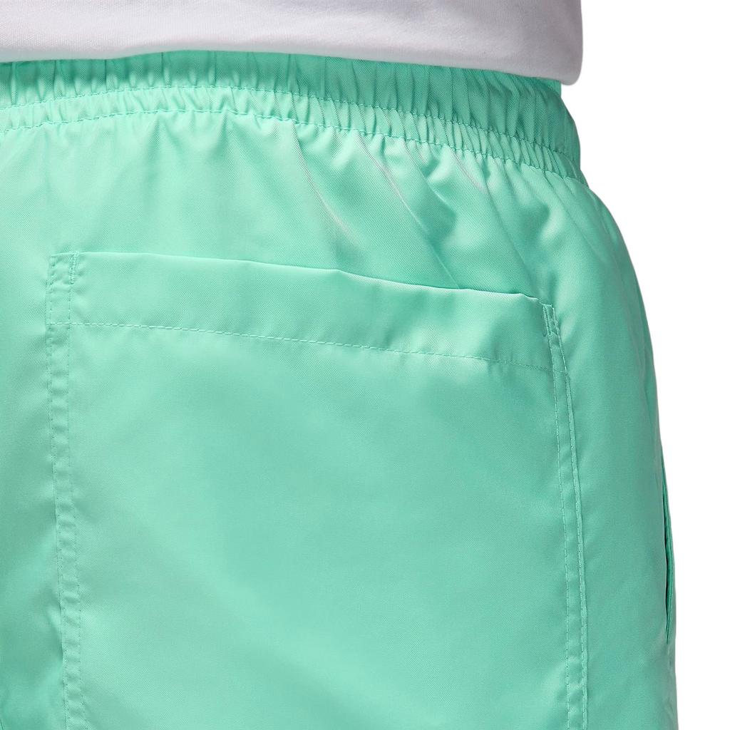Jordan Essentials Solid Color Logo Embroidery Comfortable Drawstring Shorts Men bottoms Teal FQ4562-349