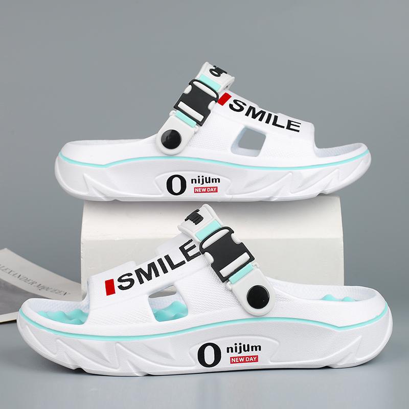 

Мужские сандалии 2025 Летние пляжные сандалии Удобные Легкие Слипоны Водная обувь для мужчин и женщин Нескользящие Уличные шлепанцы 36-37