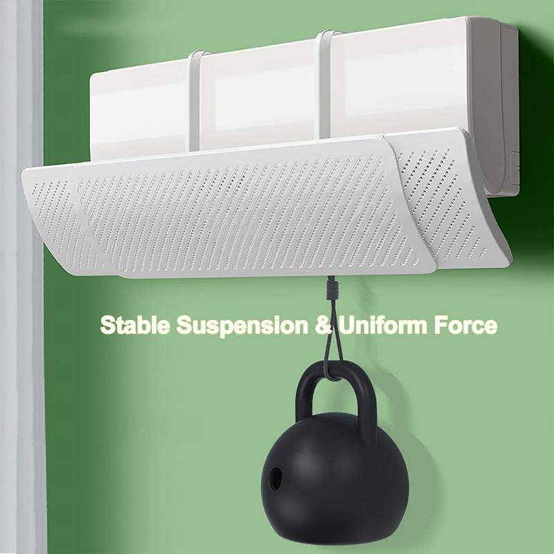 Air Conditioner Deflector Adjustable Air Vent Deflector Conditioner Baffle for Car Windshield Family Ceiling Home Bedroom