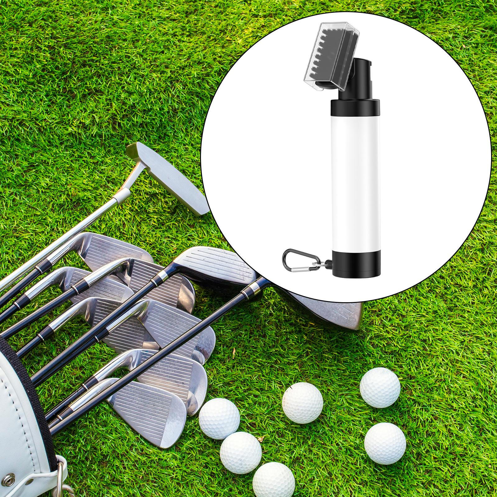 

Аксессуары для щеток для чистки гольф-клуба с распылителем, портативный фиксатор, паз белый