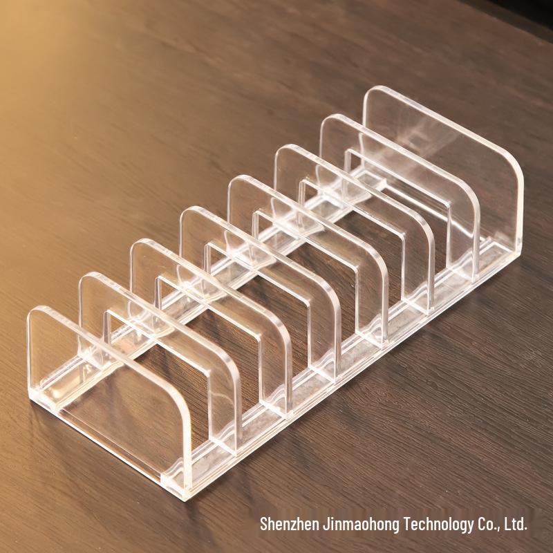 Transparent Makeup Organizer Box for Eyeshadows, Blush, and Compacts