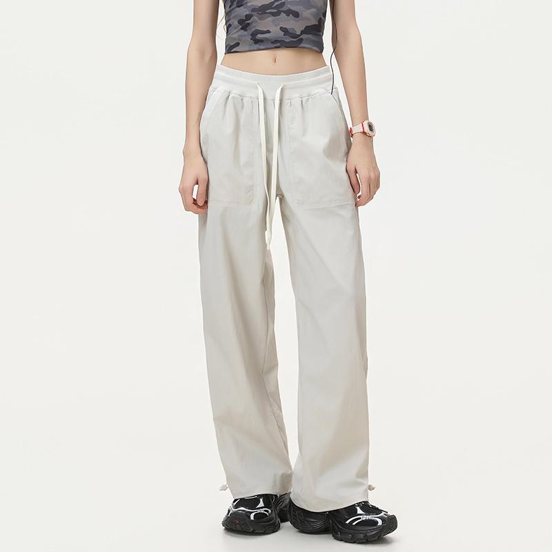 Women's Loose Pants And Men's Summer Casual Straight Leg Pants
