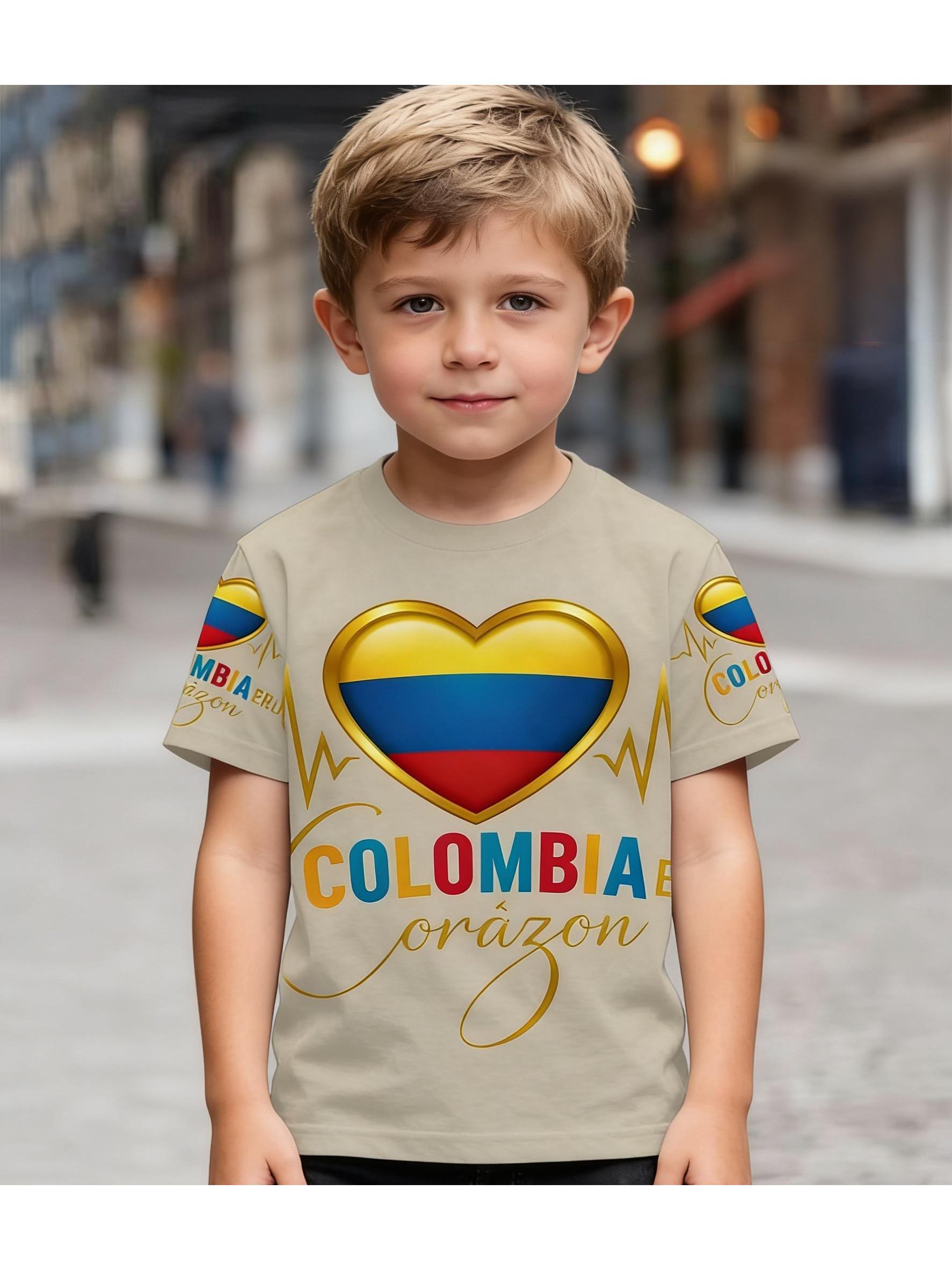 

Children s T-shirts, boys summer casual tops made of fabric that absorbs sweat and does not get stuffy, is versatile and looks good! 100