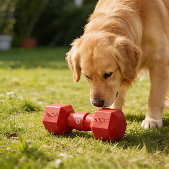 Squeaky Dog Ball Puppy Teething Toy Dog Chew Toy Ball with Convex Surface Interactive Toy for Dogs Outdoor Training Teeth Cleaning