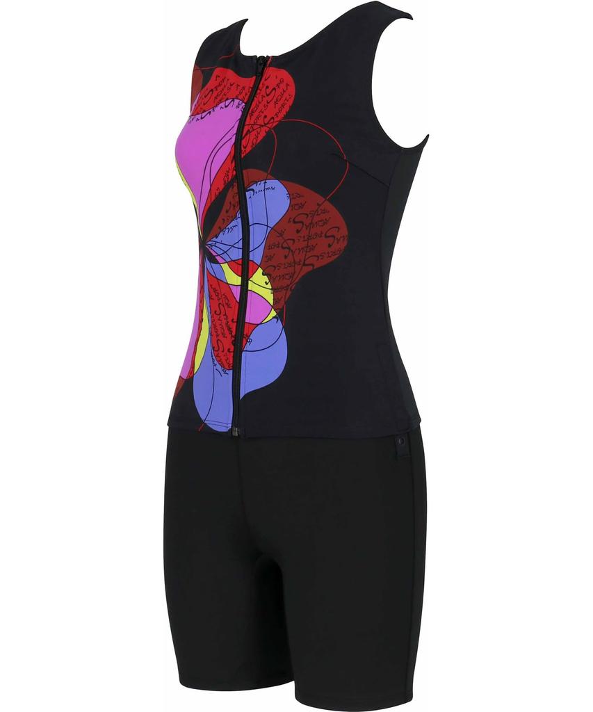 Full Shape Swimsuit Separate Supports the Body Line Beautifully Covers Body Parts Up To Q Size Large Size SWS731 EN [Wacoal Swimwear] [tummy, Back,