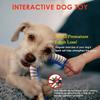 Interactive Dog Toy for Puppy Training Chew Pillow with Jute Rope Fetch Play Bite Resistant Chewing Supplies for Aggressive