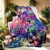 K Pattern Blanket for Home Decoration, Bed, Sofa, Car Travel, Camping, Suitable for All Seasons, Birthday Christmas Gift