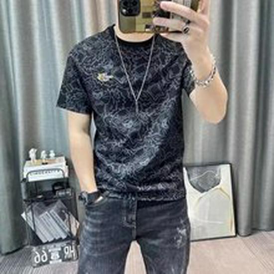 Men's 2023 Trendy Seven-Sleeve Short-Sleeve Loose T-Shirt
