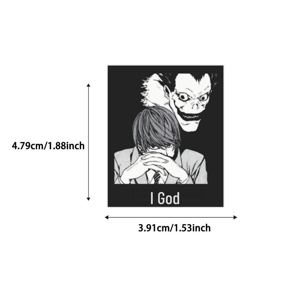50 Death Note Anime Stickers for Notebooks, Phone Cases & Planners - DIY Creative Decoration