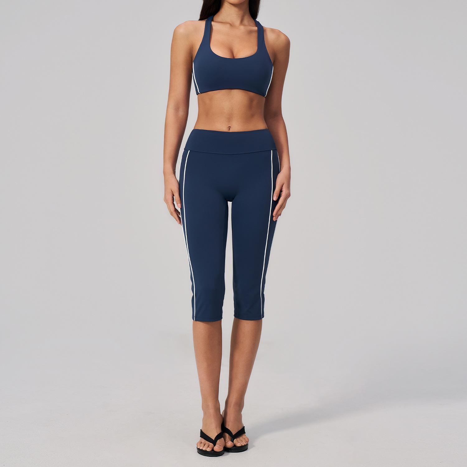 Dare to Show Women s Quick-Dry High-Waisted Tummy-Control Yoga & Fitness Suit Set