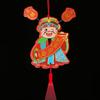 3D God of Wealth Fridge Stickers Hanging Spring Festival Door Sticker  Kitchen
