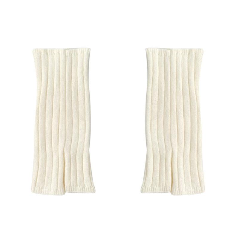 Ribbed Knitted Long Socks Knit Leg Warmers for Girl Women High Elastic Stockings Winter Loose Socks Stylish Accessories