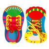 Shoelace Threading Teaching Toys Learn To Tie Shoelaces Toy Kids Toddlers Fine Motor Skills Toy Early Educational Toys Boys Girl