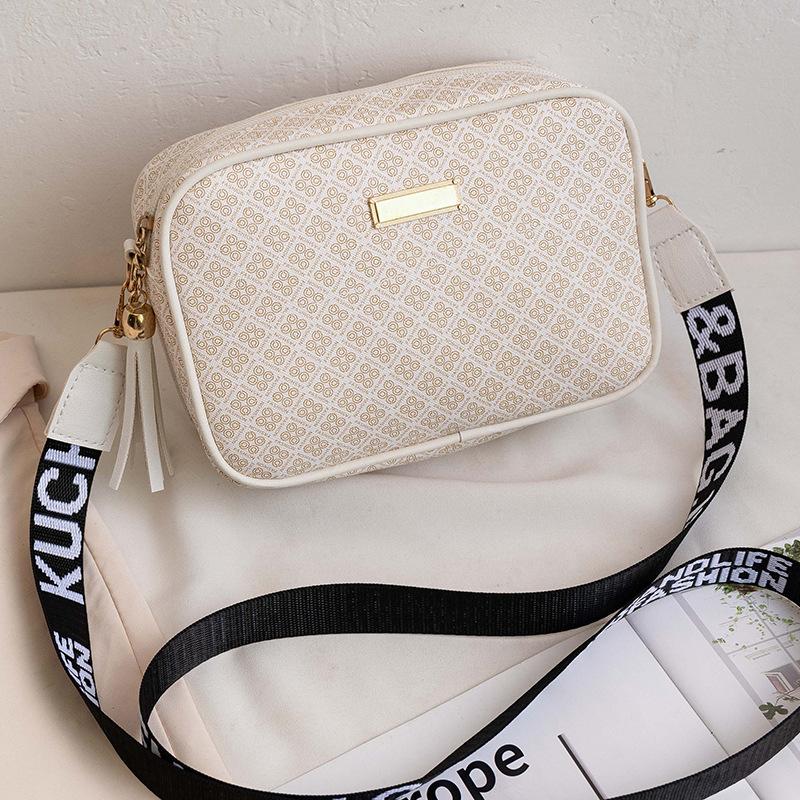 Yogodlns Мода Печать Квадратная сумка для женщин PU Кожа Плечо ...