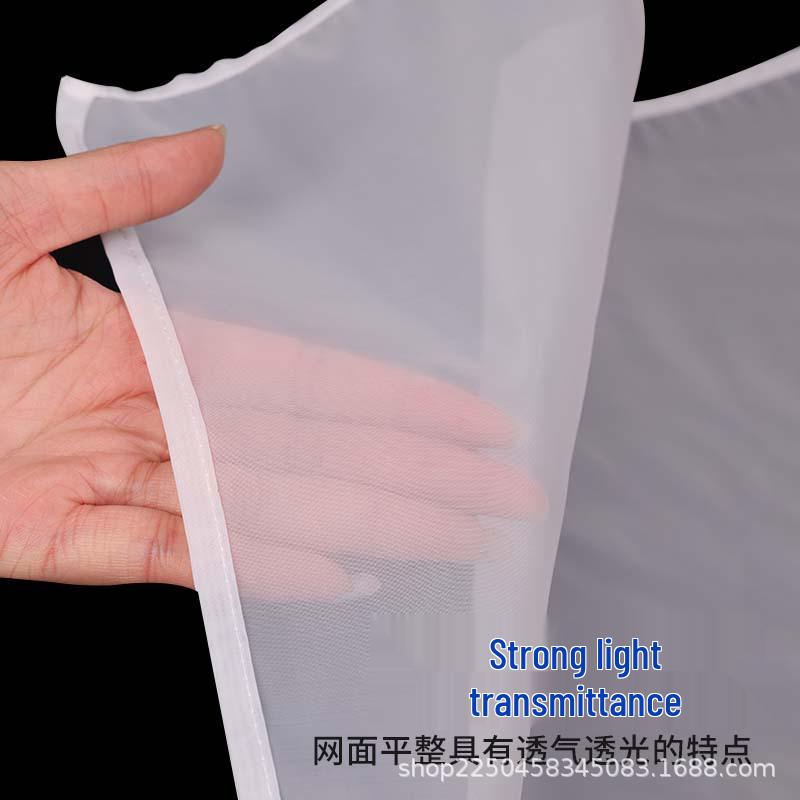 

Nylon Mesh Filter Cloth for Tofu and Veggie Straining, Double Wire Sieve with Edge Locking 50*50cm