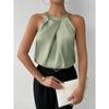 Women's Haute Couture Satin Shirt Summer Blouse