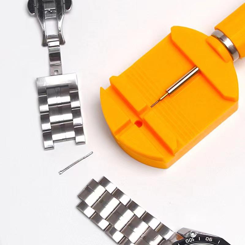 11-Piece Watch Repair Tool Set: Opener, Disassembly Tools, Band Adjuster, Removal Kit, Pin Punch