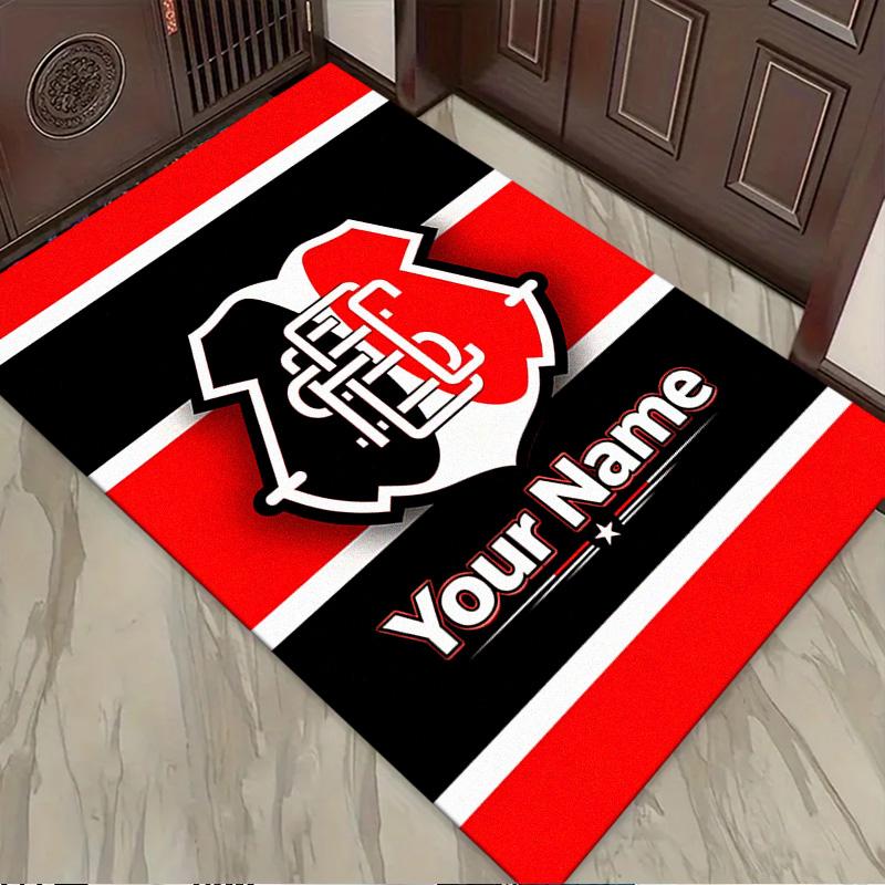 Name Custom Santa Cruz Carpet Rug for Living Room Bedroom Home Sofa Decoration,Kids play Non-slip Floor Mat