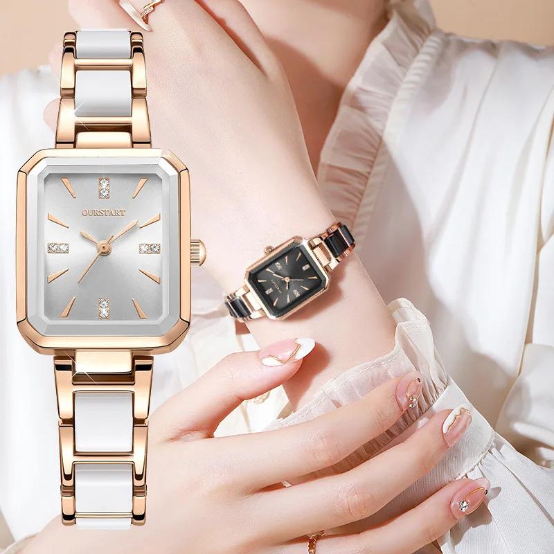 Fashion Women Watch Versatile Square Dial Quartz Watches Luxury Ladies Gift Wristwatch Reloj Mujer Montre Femme Dropshipping