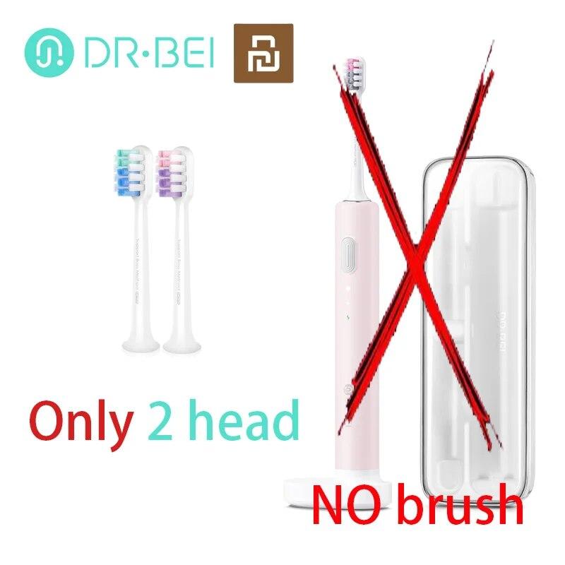 Dr.bei C1 электрическая зубная щетка перезаряжаемая водонепроницаемая портативная ультразвуковая зубная щетка отбеливающая умная звуковая зубная щетка Only 2 head