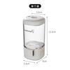 Bottiglia Controllabile Misurabile Sale Gadget da Cucina Set Combinazione Condimenti Barattolo Domestico Tipo a Pressione Sale Spruzzino Strumenti Spezie