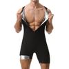 Heren Europees-Amerikaanse Fitness Sauna Bodysuit – Hoge Zweet Body Shaping Pak
