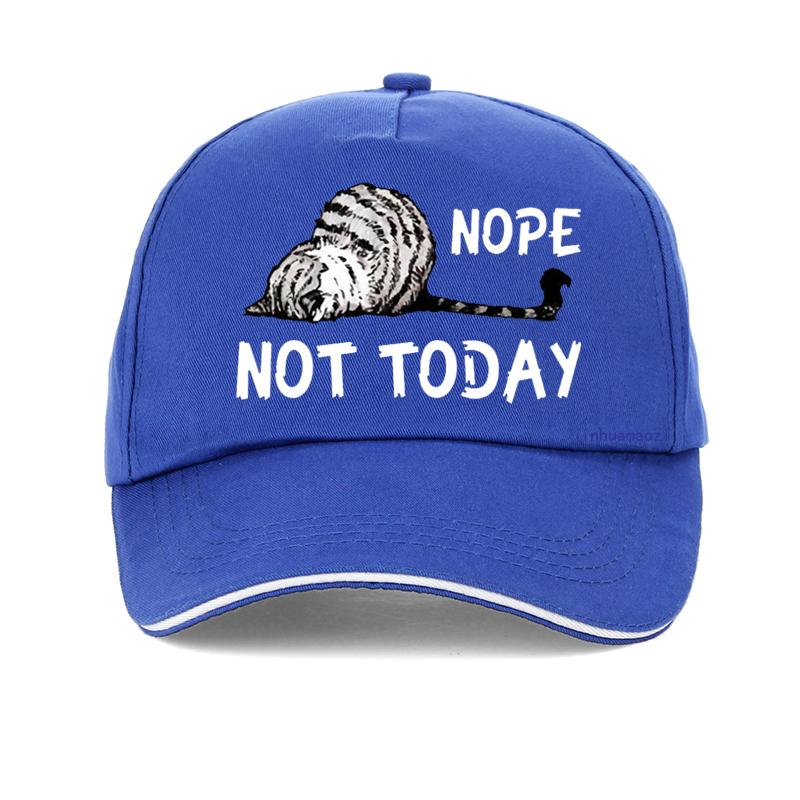 Nope Not Today cat Baseball Cap Cartoon Cute Cat feUnisex hats Adjustable snapback caps