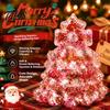 Kerstboom Sensorisch Speelgoed Glitters Kerst Knijpspeelgoed, voor Stressverlichting, Mini Fidget Langzaam Rijzend Vakantiecadeau Kinderen Volwassenen