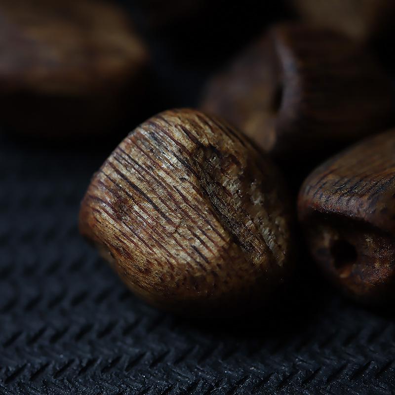 Natural Nha Trang Agarwood Single Irregular Bead DIY Bracelet Accessory
