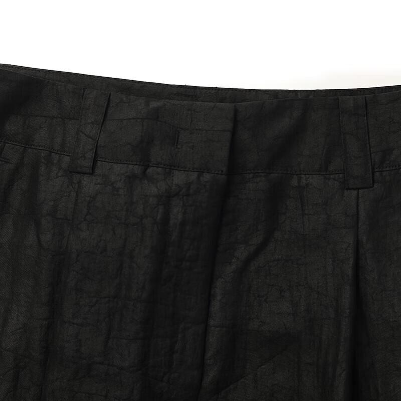 GOELIA Premium Turtle Pattern Xiangyun Silk Straight-Leg Trousers