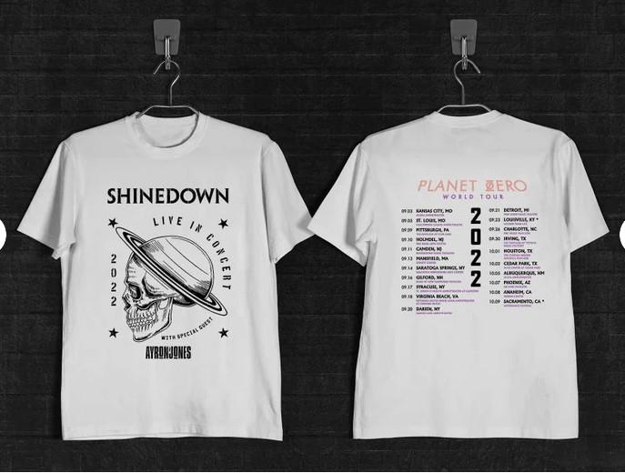 Shinedown Planet Zero Shirt L