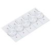 6V White Light Color General Use SMD Lamp Beads with Optical Lens Filter for LED TV Repair20PCS