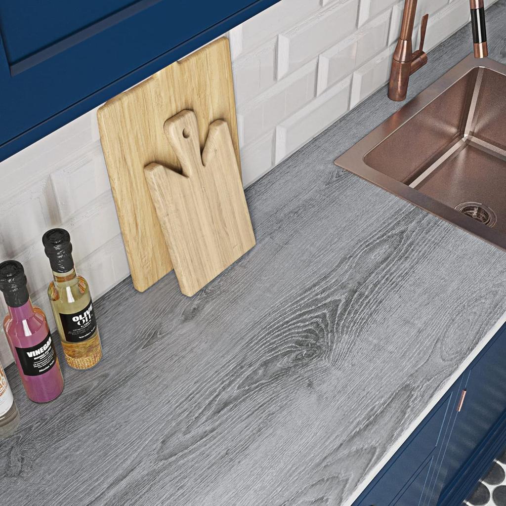 Wood Grain Decor Films Pvc Waterproof Wallpapers Self-adhesive Renovation Home Furnitures Wall Stickers for Closet