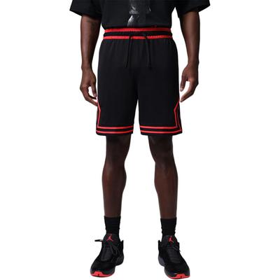 Mesh Diamond Quick-Dry Three-Quarter Sports Shorts Men Shorts Black Red HF9910-014