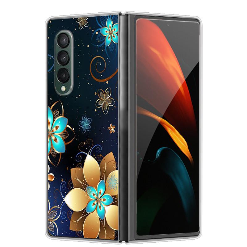 Etui na Samsunga Z Fold 5 Słodkie Modne Twarde Przezroczyste Etui na Telefon dla Samsunga Galaxy Z Fold5 5G ZFold 4 6 5G Powłoka Ochronna ZFold6